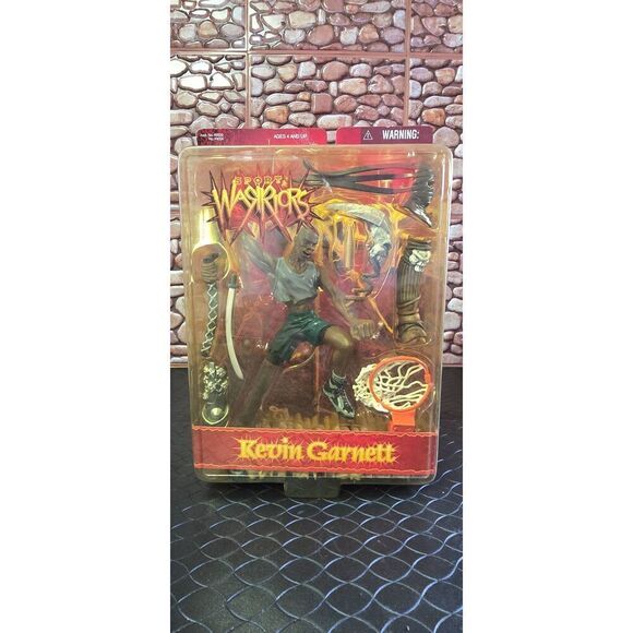 KEVIN GARNETT 1999 CrazyWorks SPORTS WARRIORS Sealed Figure - Picture 7 of 8